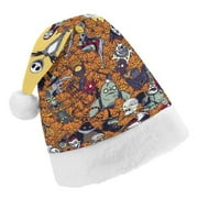 The Nightmare Before Christmas Christmas Hat for Adult And Kids Xmas Decor Ornaments Christmas New Year Festive Holiday Party Supplies Plush Santa Claus Hats